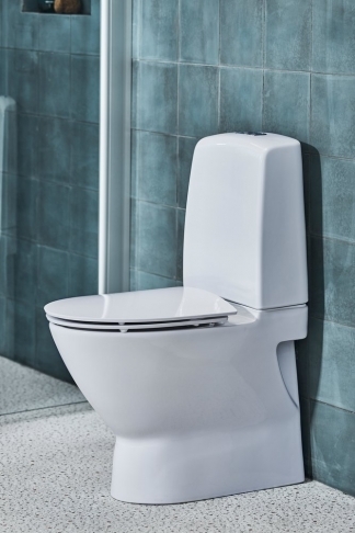 Ond Regn aften Ifø Spira Art toilet med clean glasur fra Kr. 4.695,-Bad Eksperten - køb  gulvstående toilet til levering og montering her 601040200